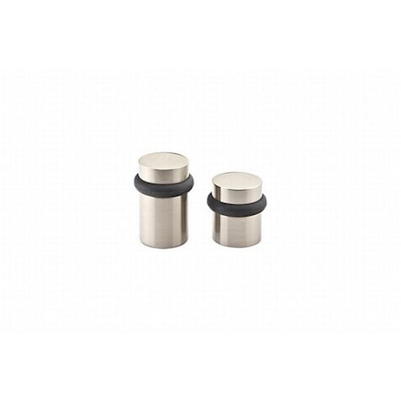 Patioplus 2 in. Cylinder Floor Bumper, Satin Nickel PA1621449